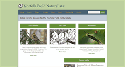 Desktop Screenshot of norfolkfieldnaturalists.org